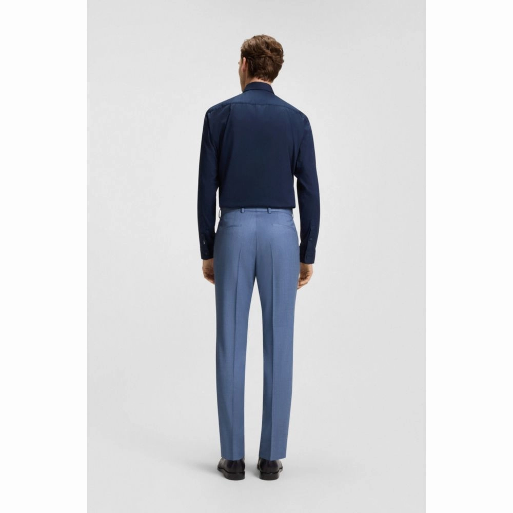 Extra-slim-fit pants in virgin-wool serge