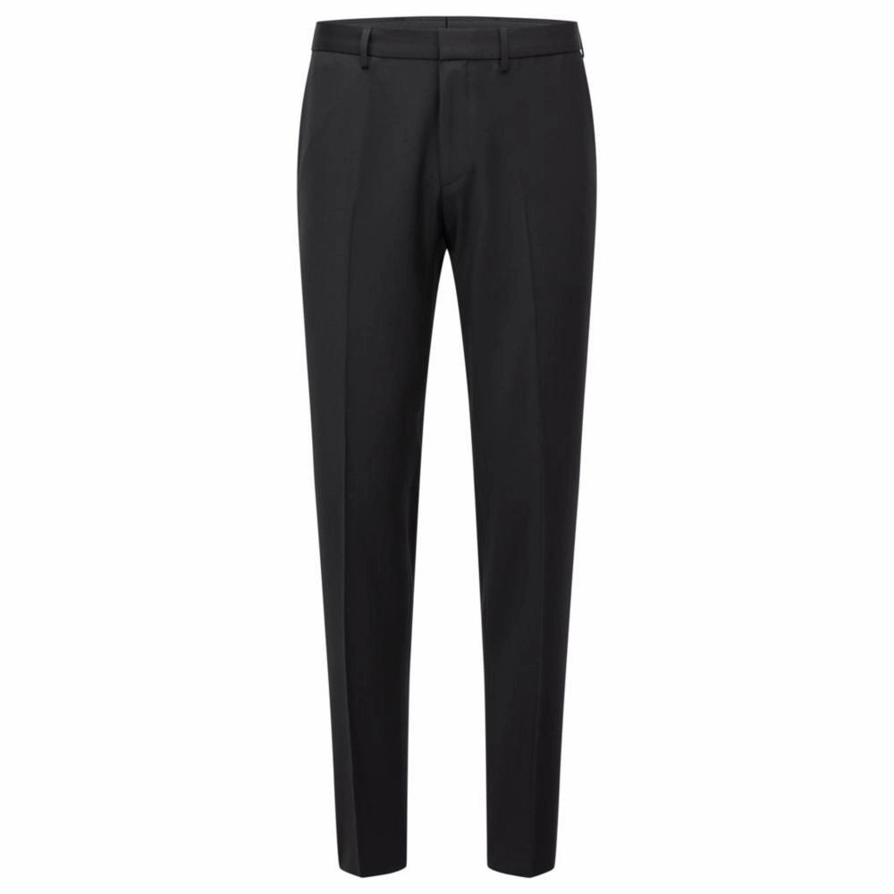 Extra-slim-fit pants in virgin-wool serge