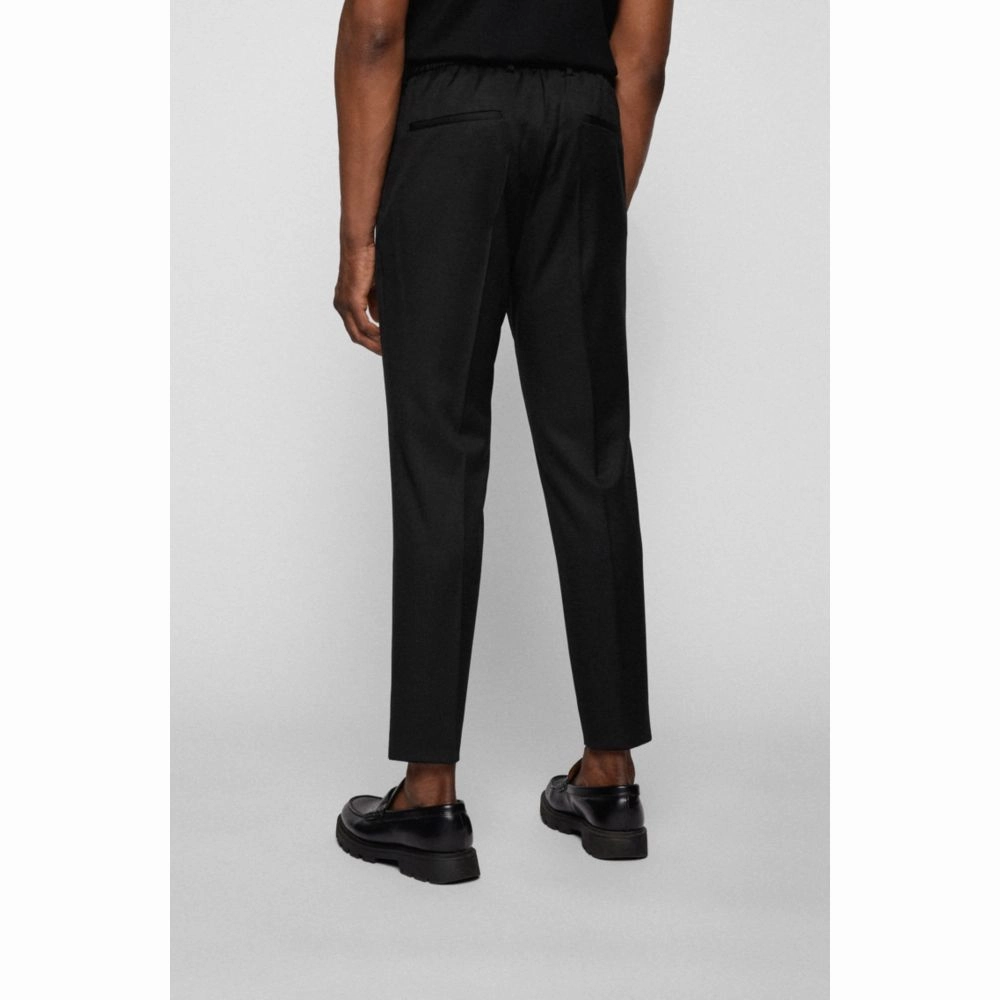 Extra-slim-fit pants in virgin-wool serge