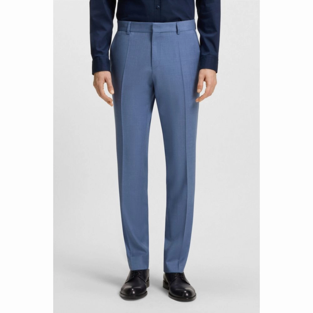 Extra-slim-fit pants in virgin-wool serge