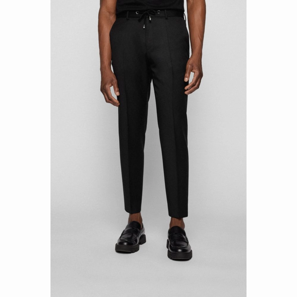 Extra-slim-fit pants in virgin-wool serge