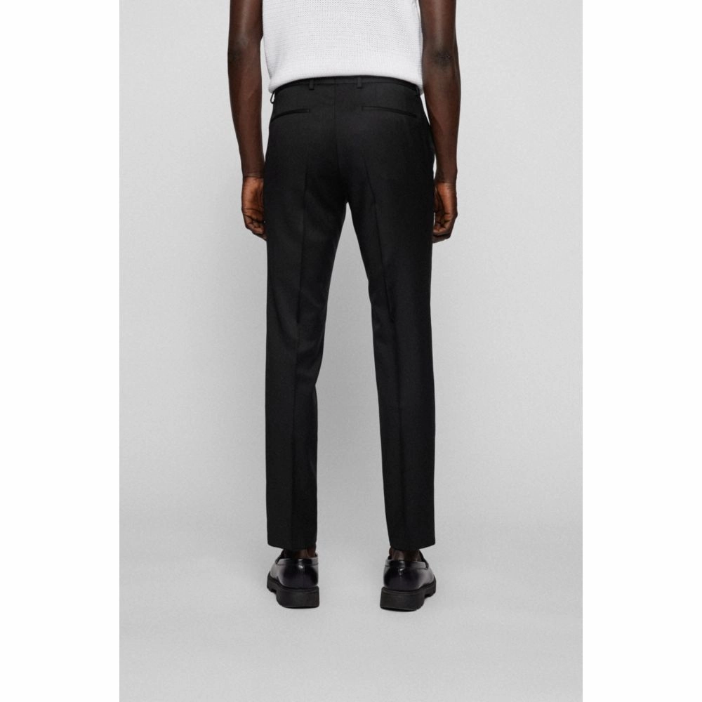 Extra-slim-fit pants in virgin-wool serge
