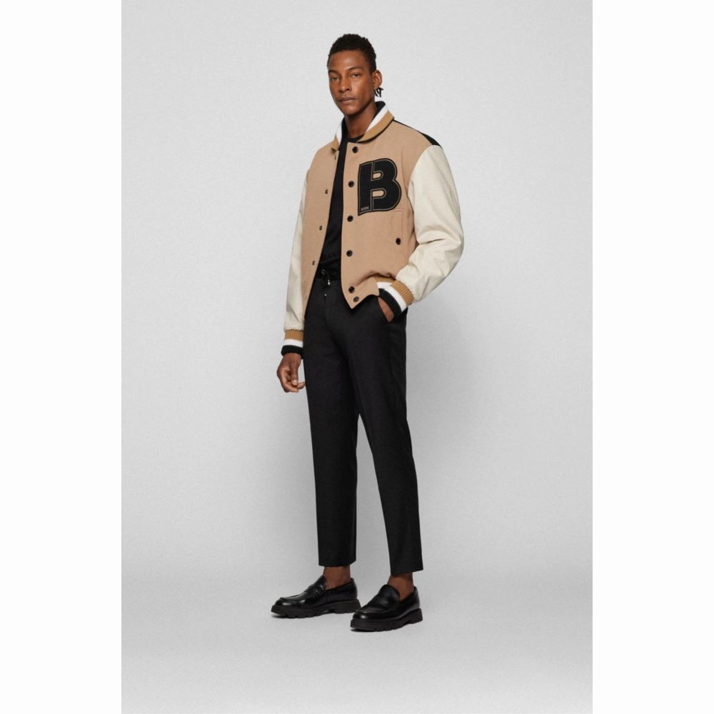 Extra-slim-fit pants in virgin-wool serge