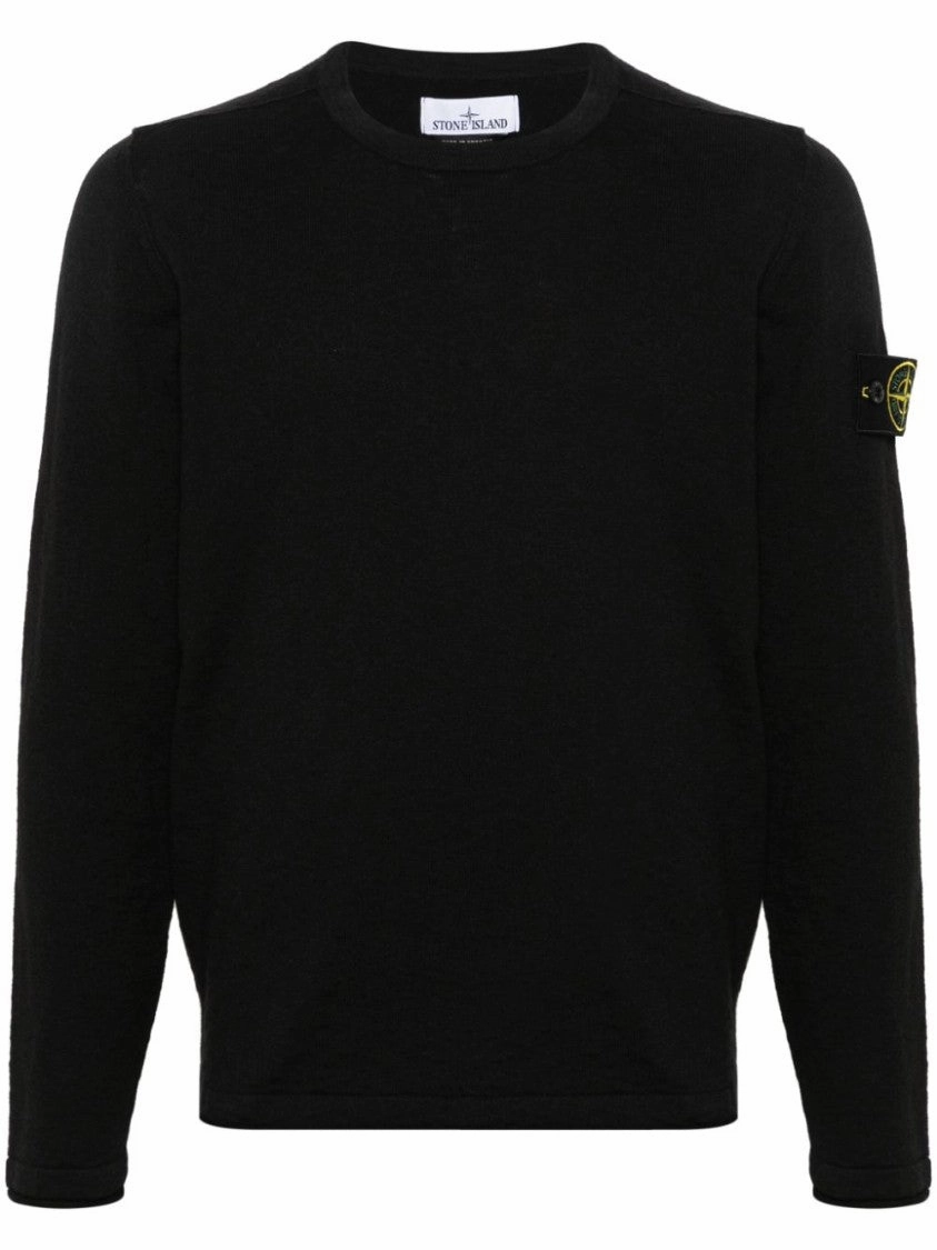 Fisherman's Knit Sweater With Raised Seam Detail And Detachable Compass Badge