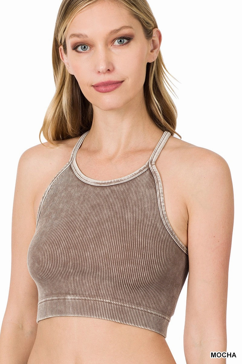 Fitness Washed Sport Bra