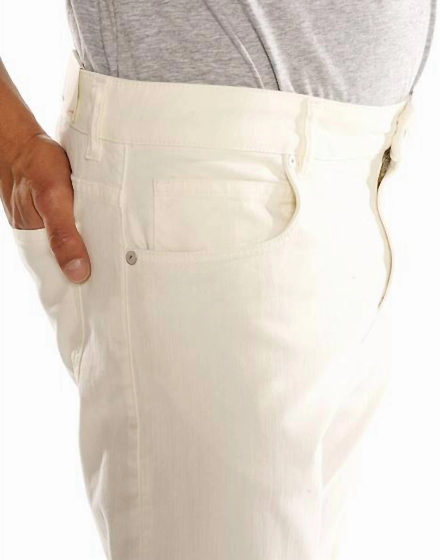 Five Pocket Pant In Avorio