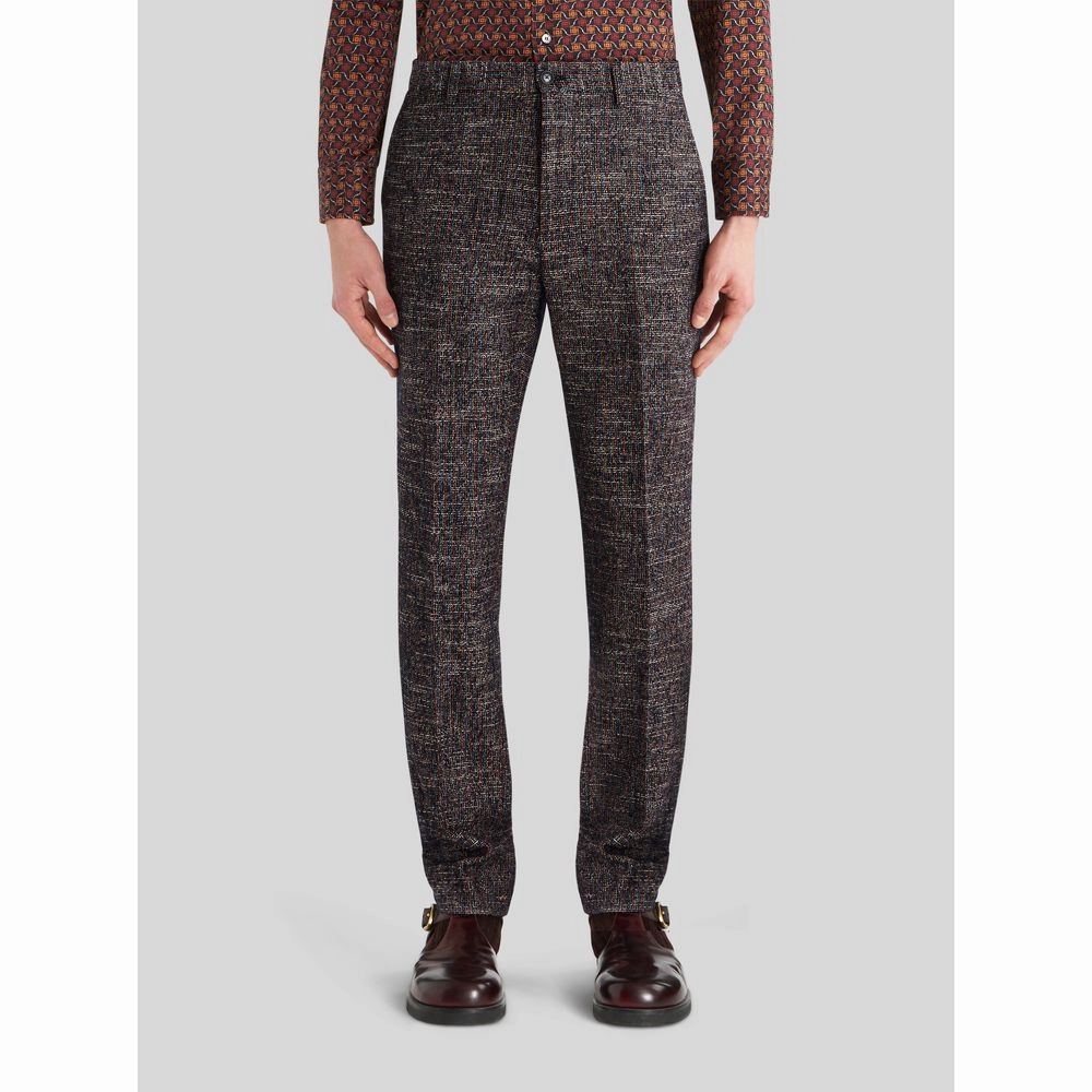 FLAT TROUSERS WITH TUCKS
