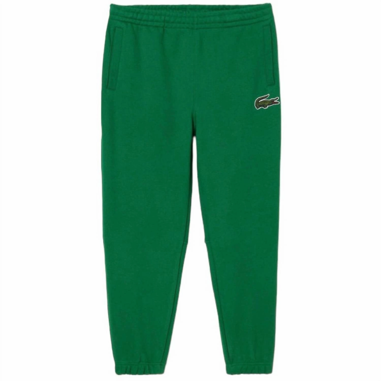 Fleece Trackpants In Green