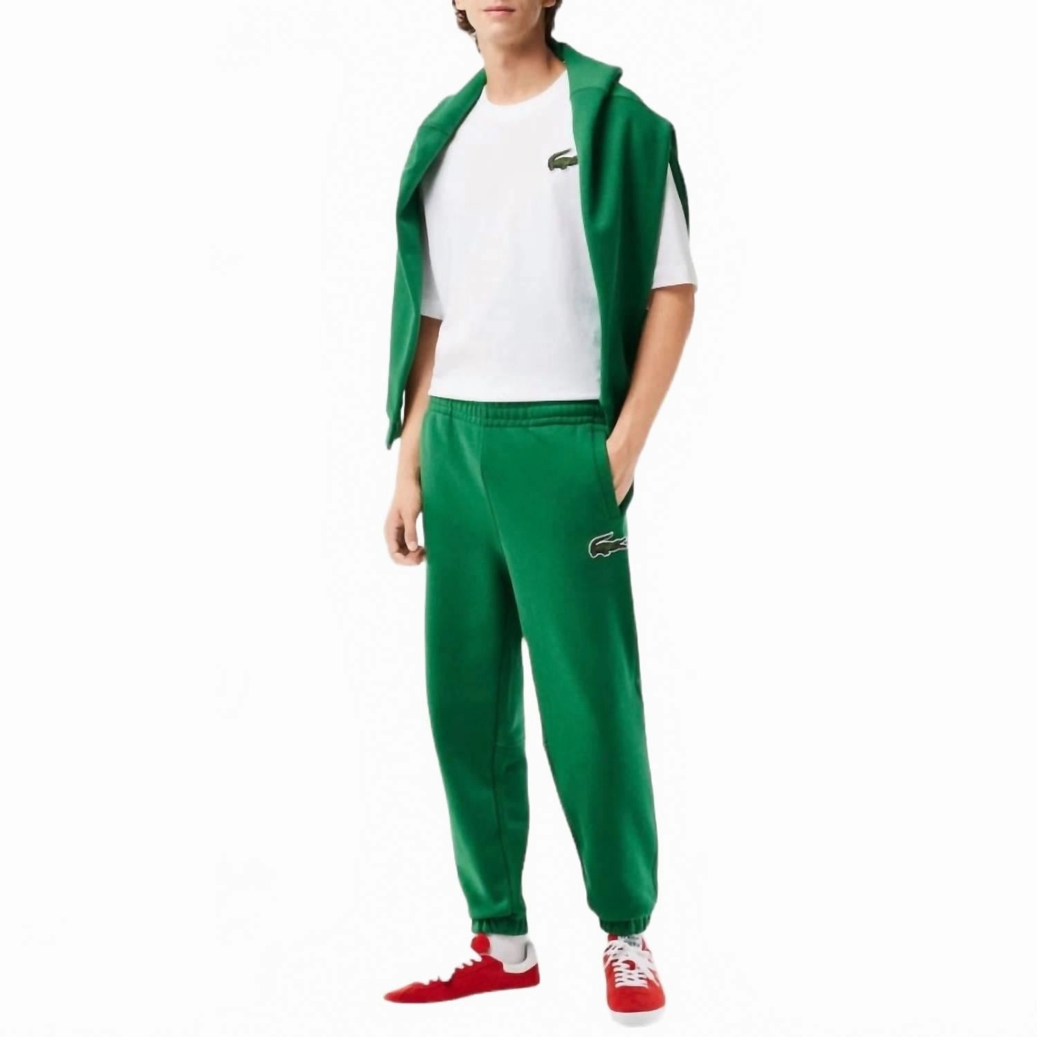 Fleece Trackpants In Green