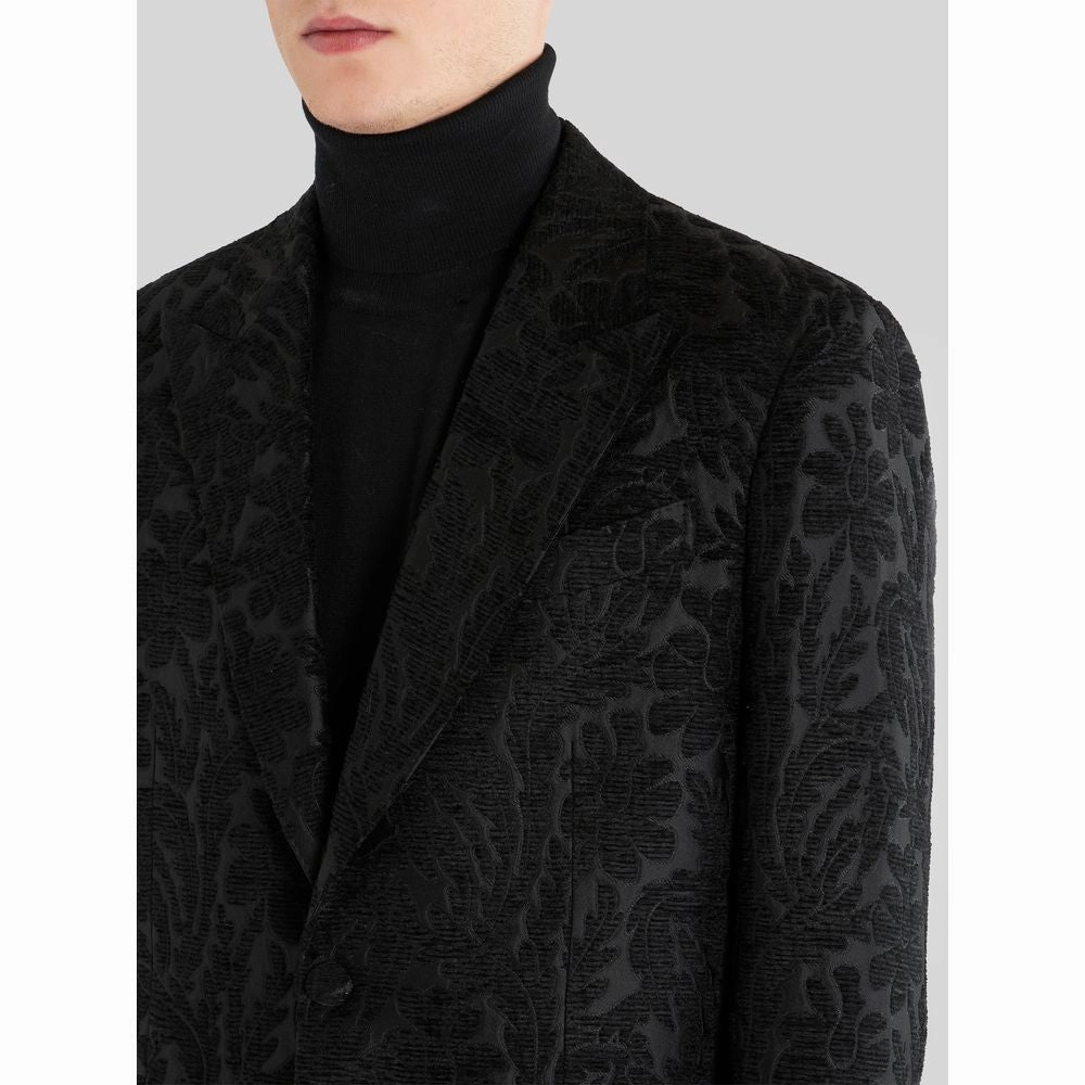 FLORAL FOLIAGE JACQUARD JACKET