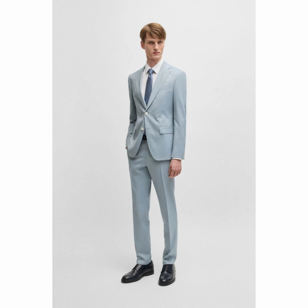 Formal trousers in stretch chiffon