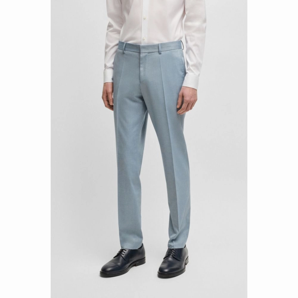 Formal trousers in stretch chiffon
