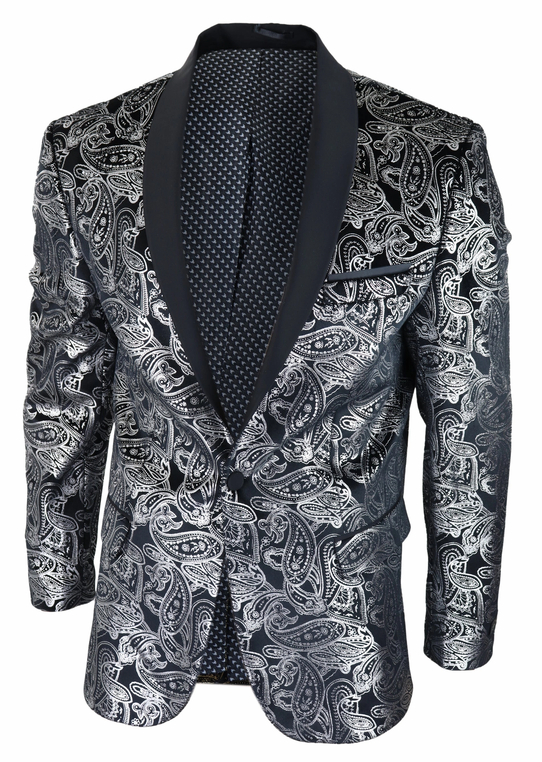 Formal Velvet Paisley Blazer