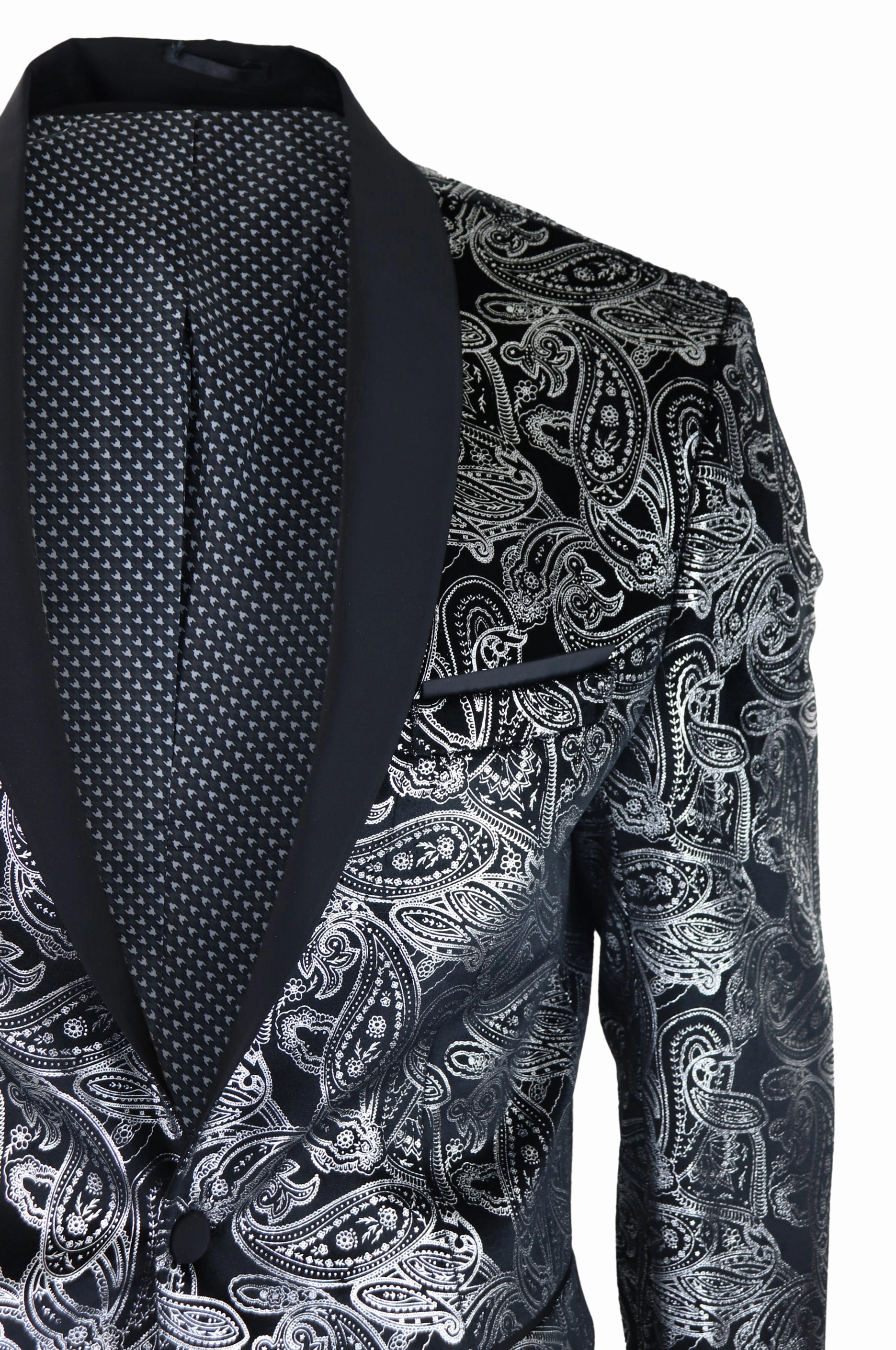 Formal Velvet Paisley Blazer