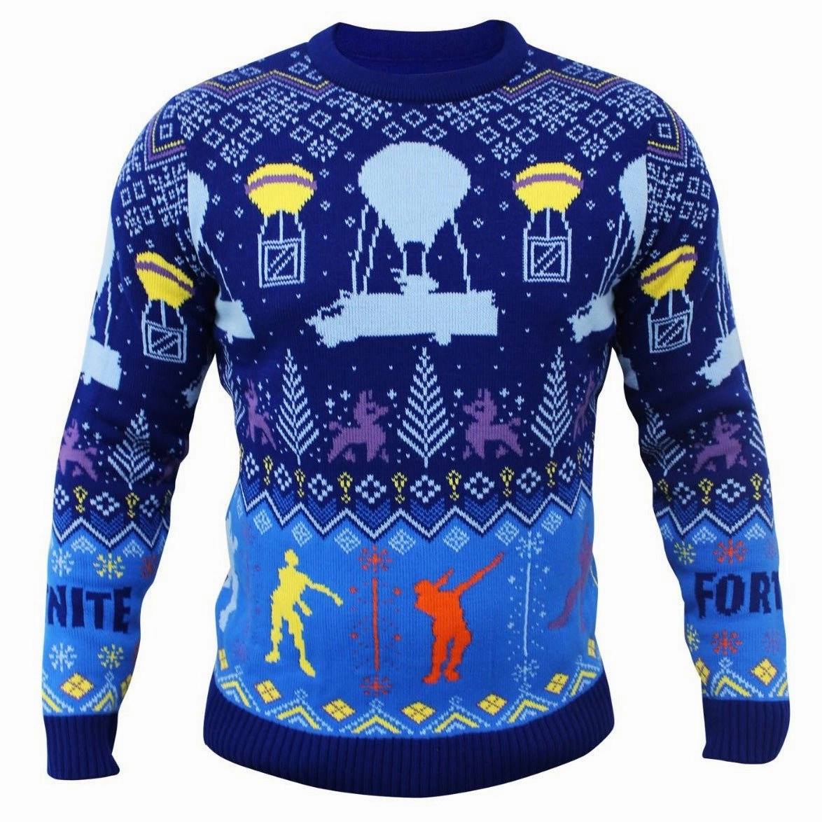 Fortnite Kids Knitted Christmas Jumper/Sweater