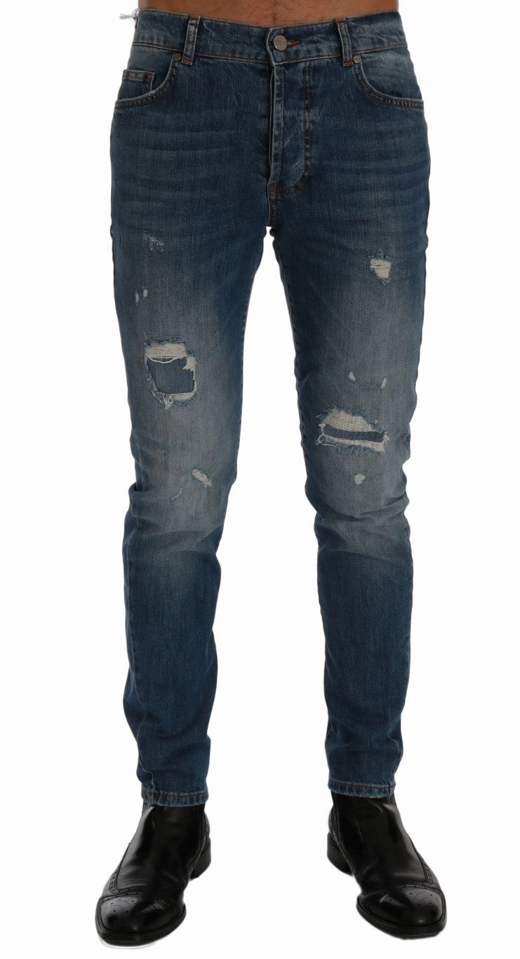 Frankie Morello Svelte Italian  - Slim Fit  Men's Jeans