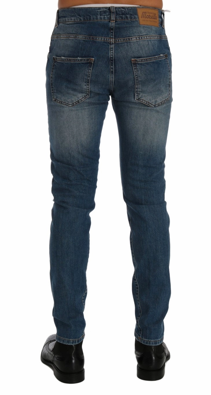 Frankie Morello Svelte Italian  - Slim Fit  Men's Jeans