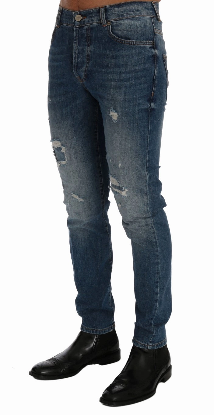 Frankie Morello Svelte Italian  - Slim Fit  Men's Jeans