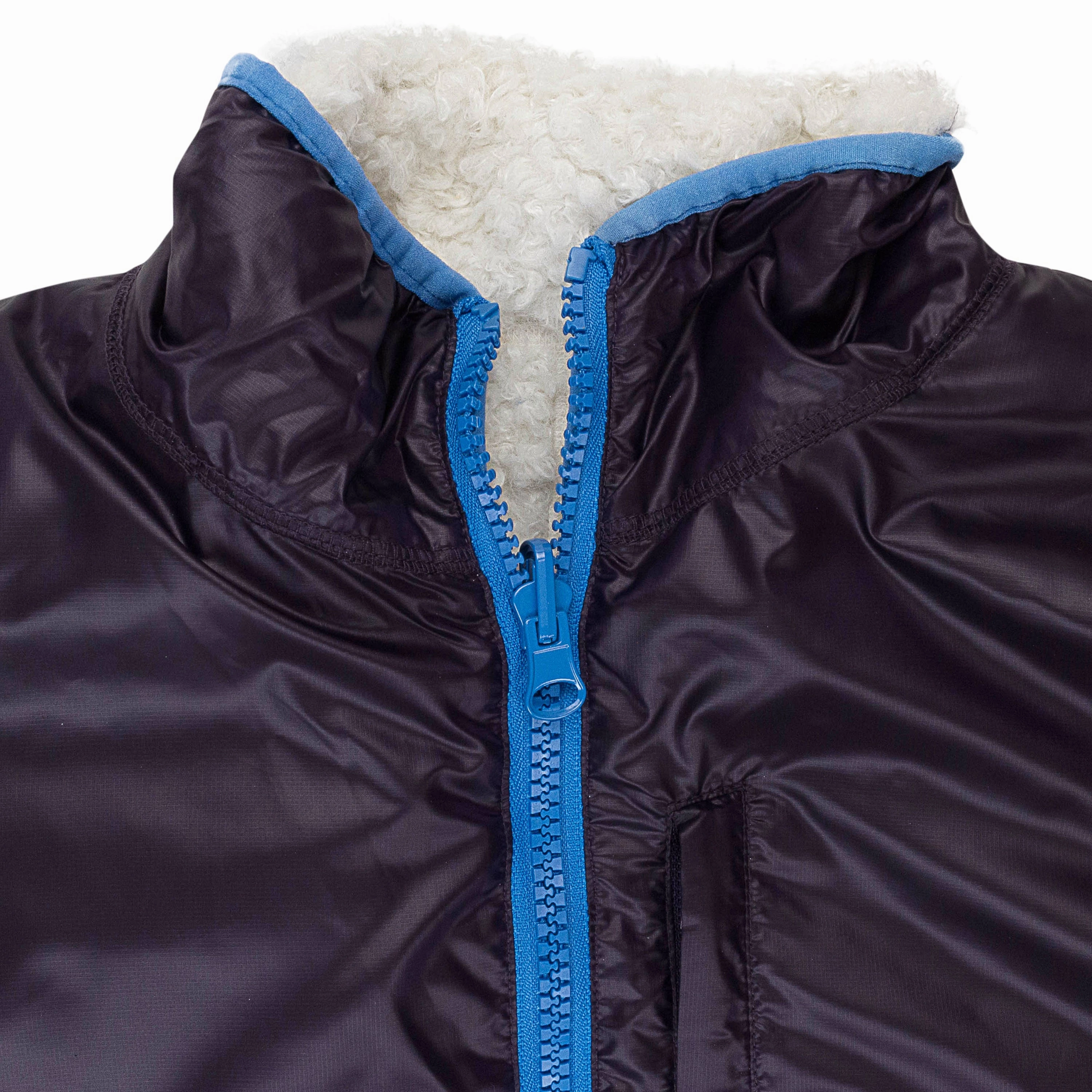 FRONT ZIP SHERPA IVORY WORK JACKET