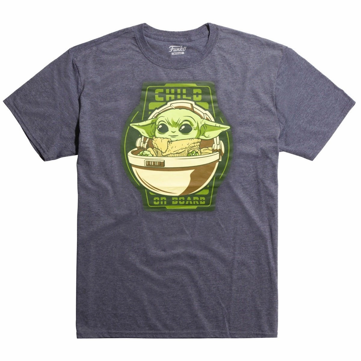 Funko Pop! Star Wars The Mandalorian "Child on Board" Baby Yoda T-Shirt