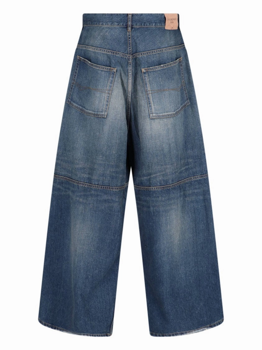 George V" Baggy Jeans  Blue