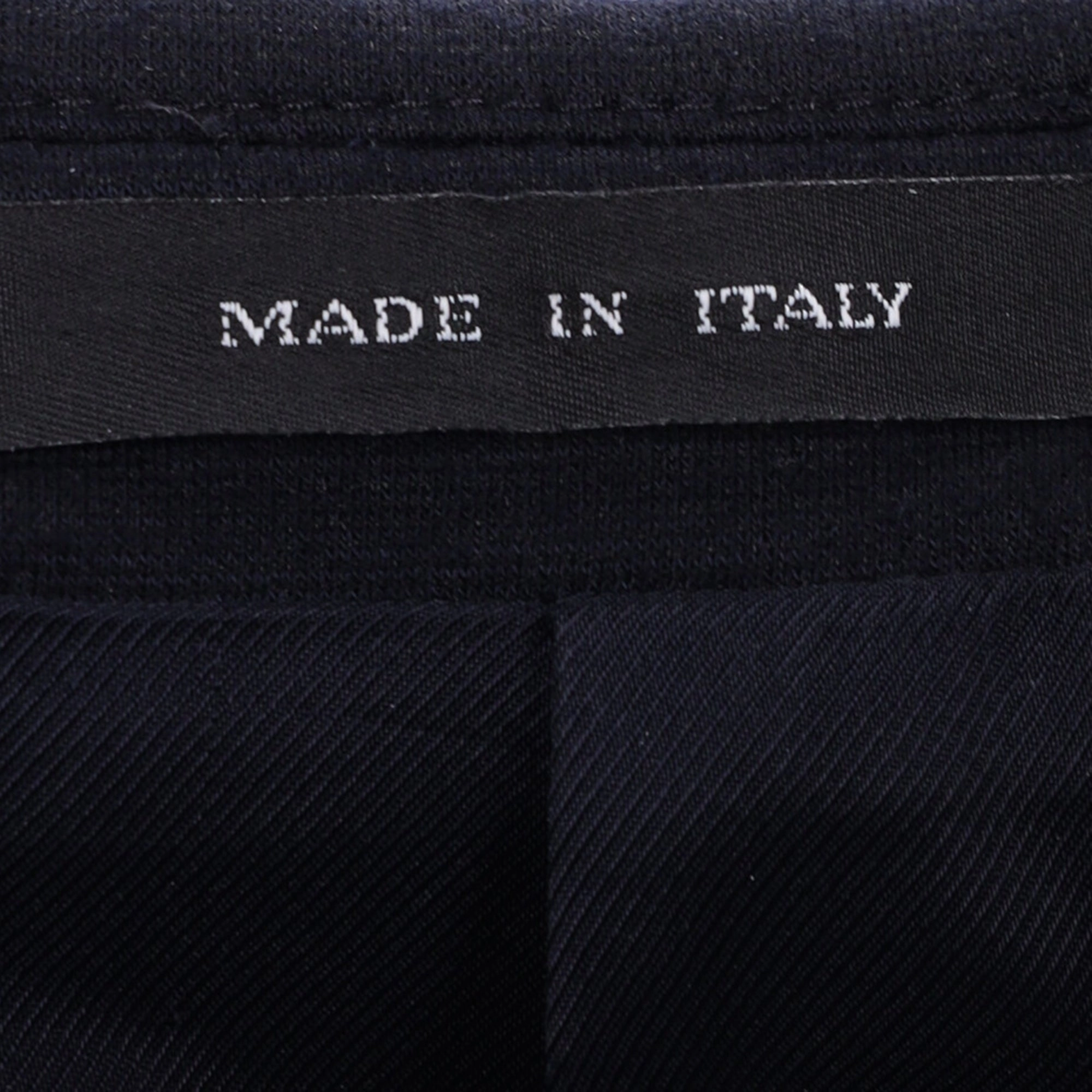 Giorgio Armani Double-Breasted Suit Jacket in Navy Blue Wool
