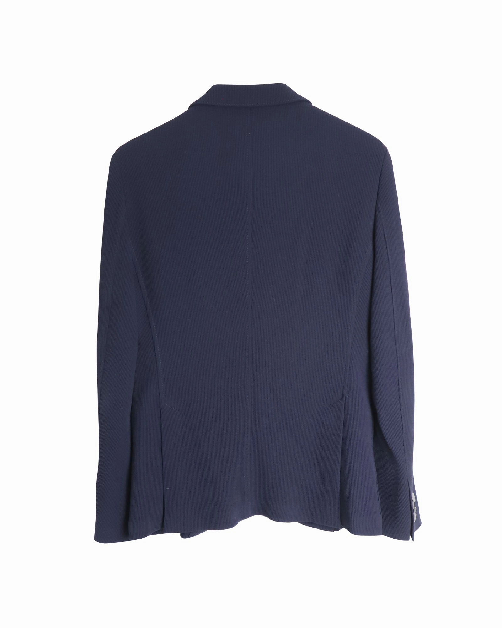 Giorgio Armani Tokyo Single-Breasted Blazer in Navy Wool