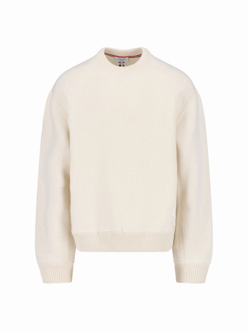 Girocollo" Sweater ?C Off White