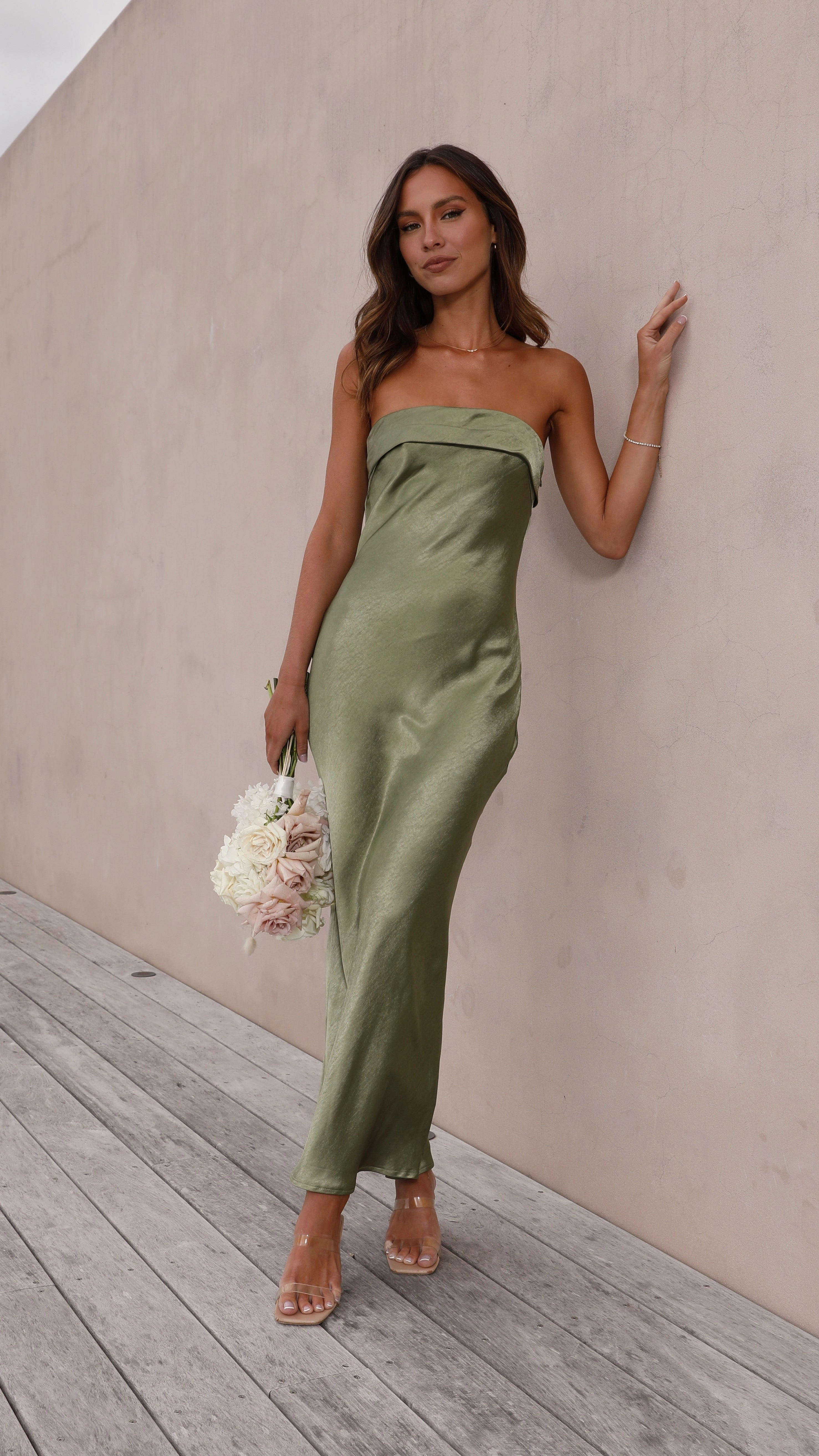 Gisele Maxi Dress - Olive
