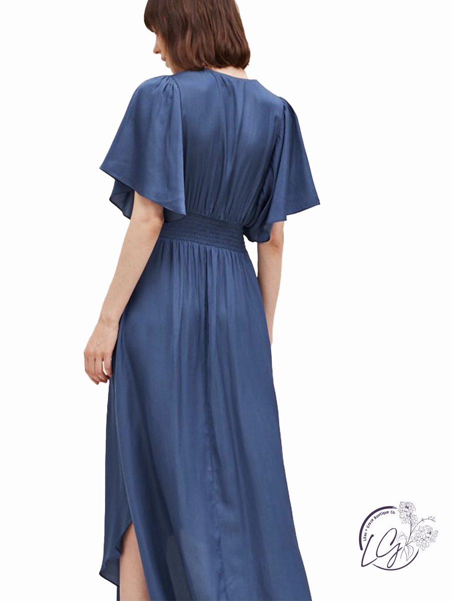 Graceful Asymmetry Maxi Dress