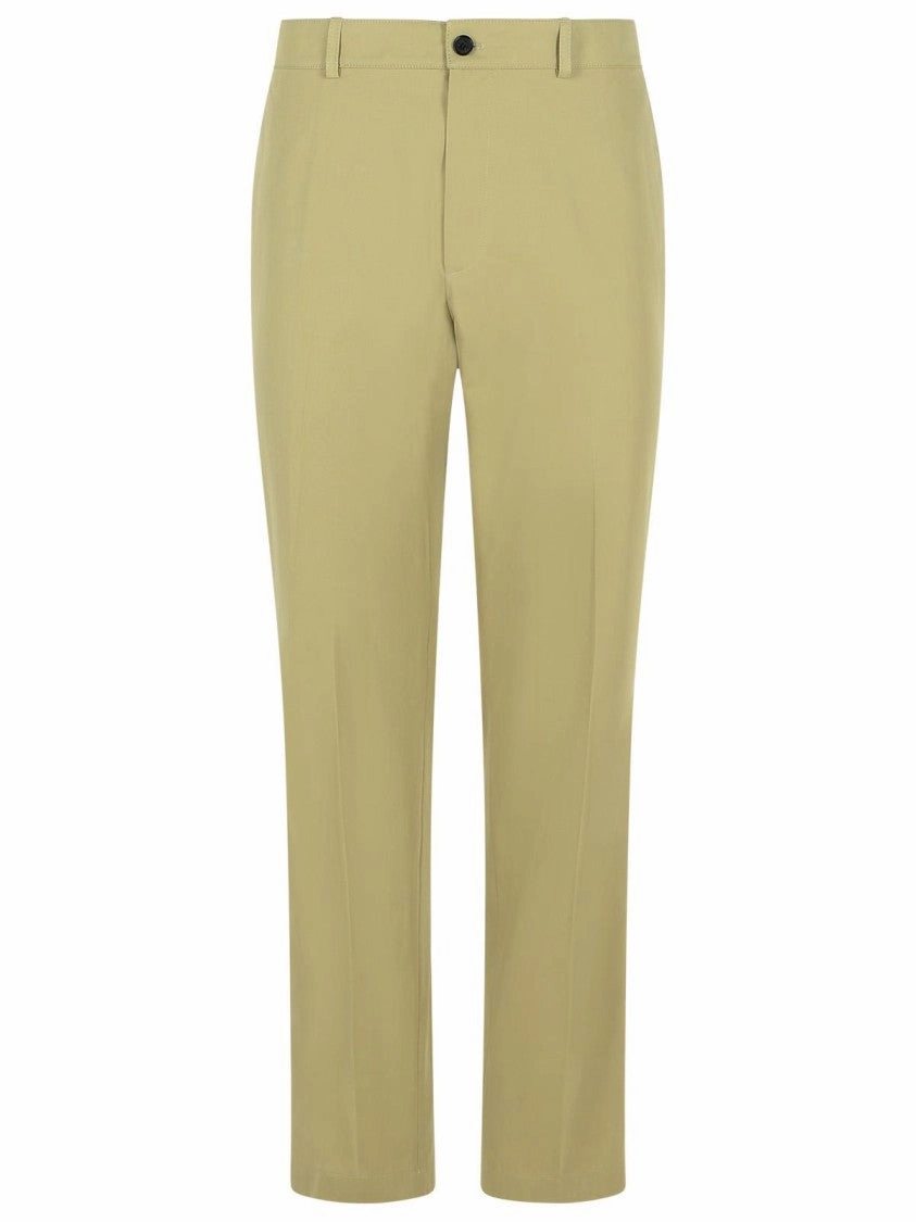 Green Cotton Pants