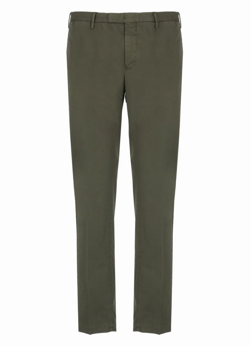 Green Cotton Trousers