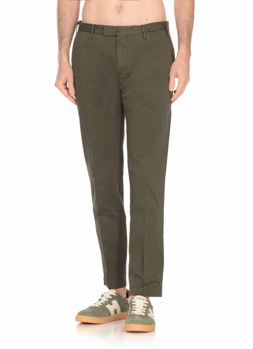 Green Cotton Trousers