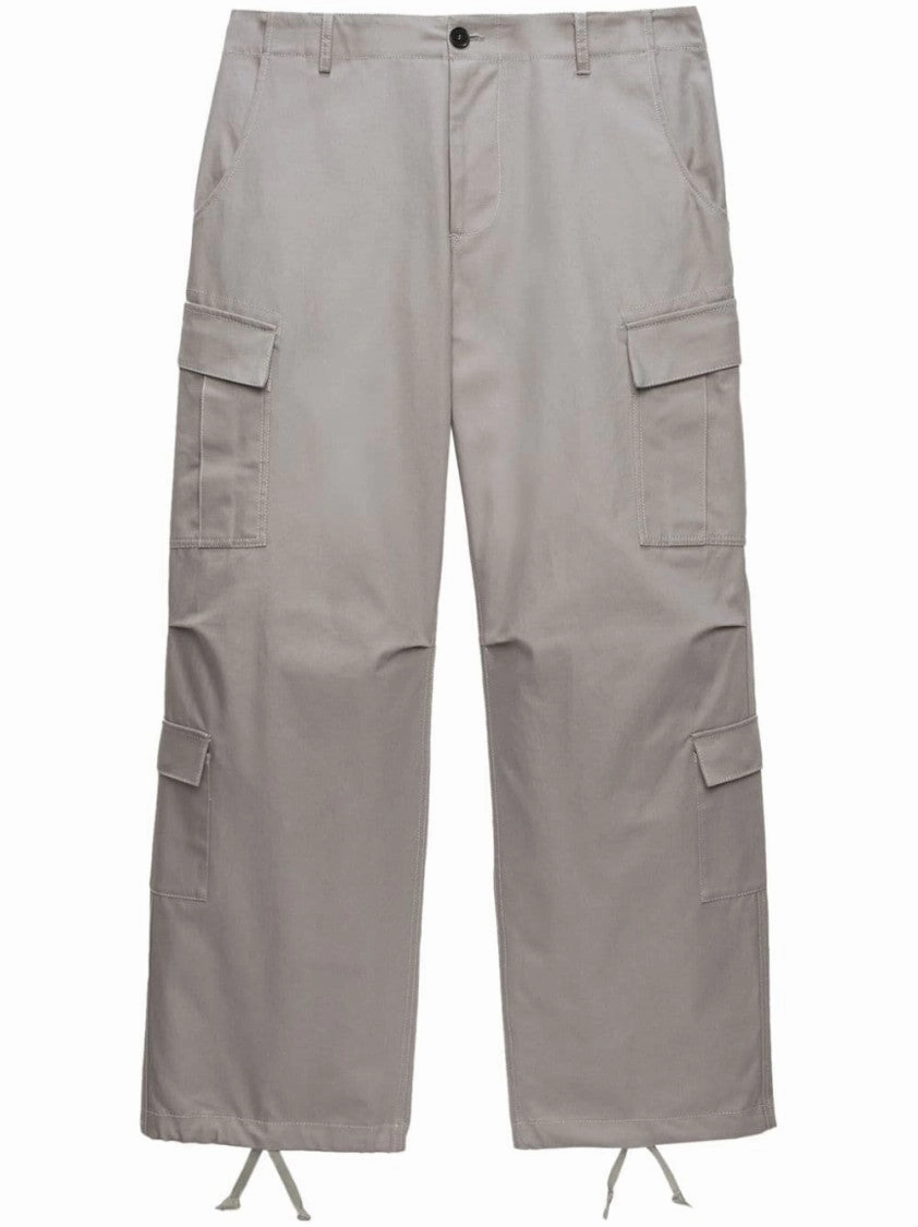 Grey Cargo Trousers