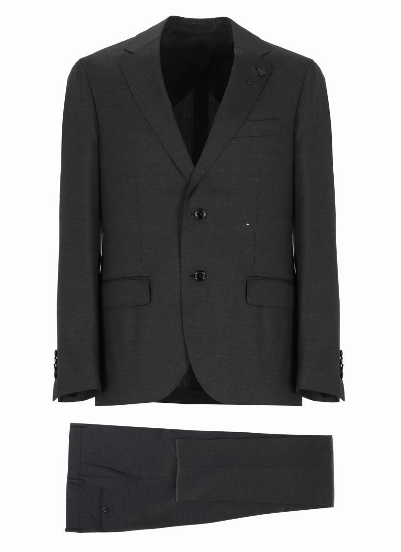 Grey Virgin Wool Suit