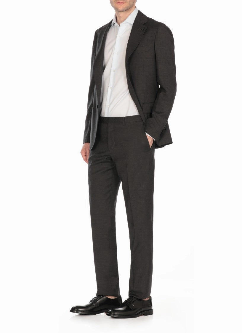 Grey Virgin Wool Suit