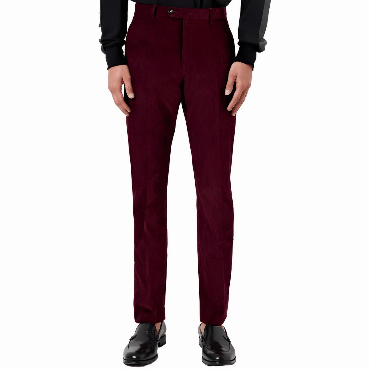 Hall Mens Stretch Corduroy Dress Pants