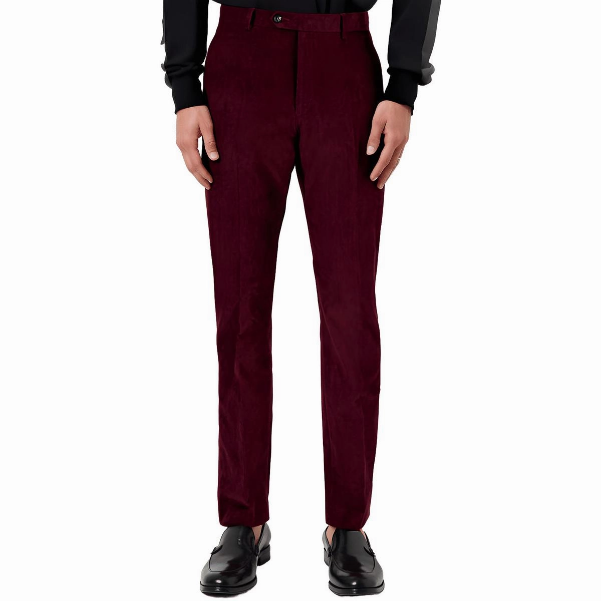 Hall Mens Stretch Corduroy Dress Pants