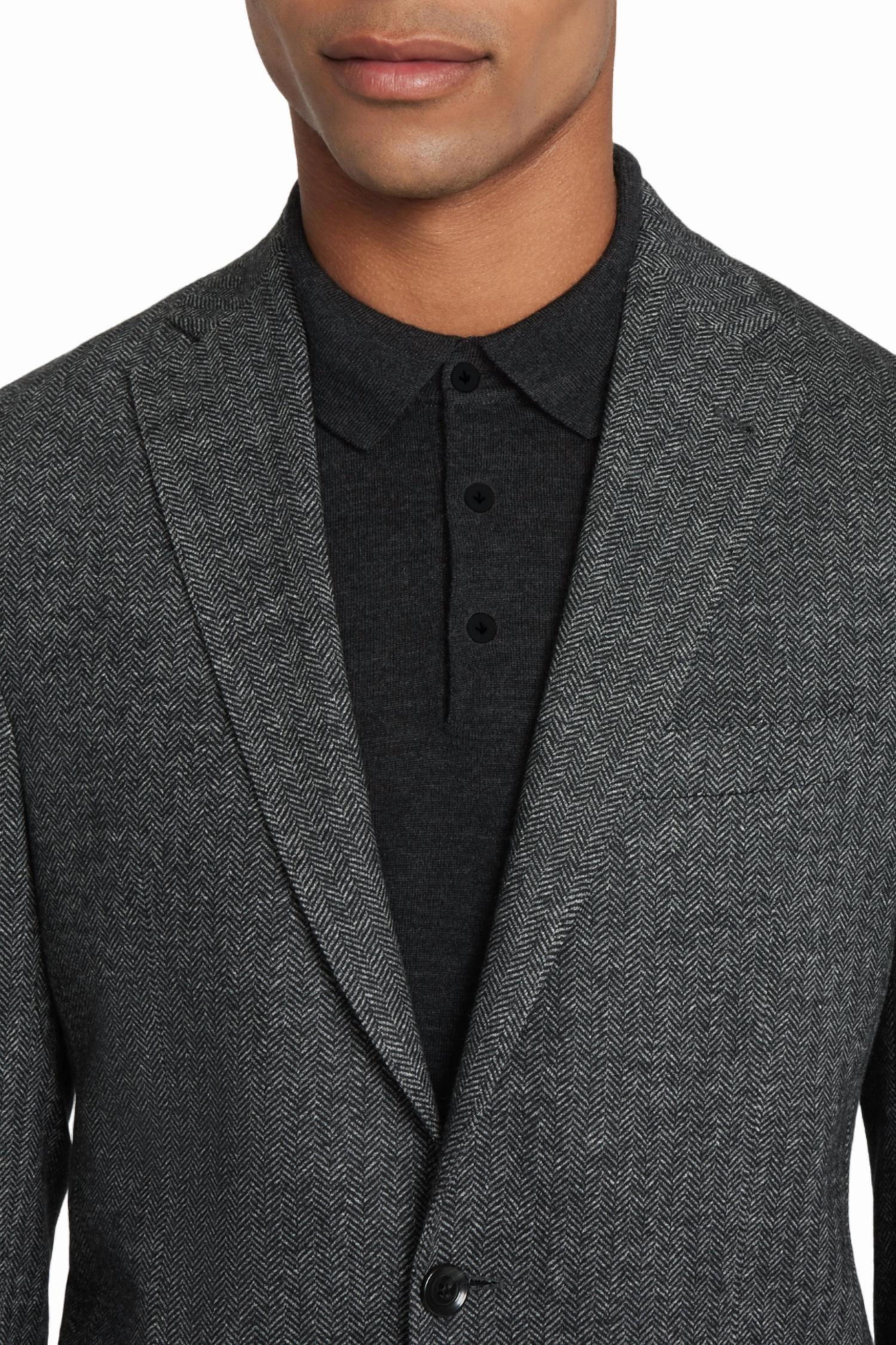 Hampton Blazer - Regular Length In Dark Plaid