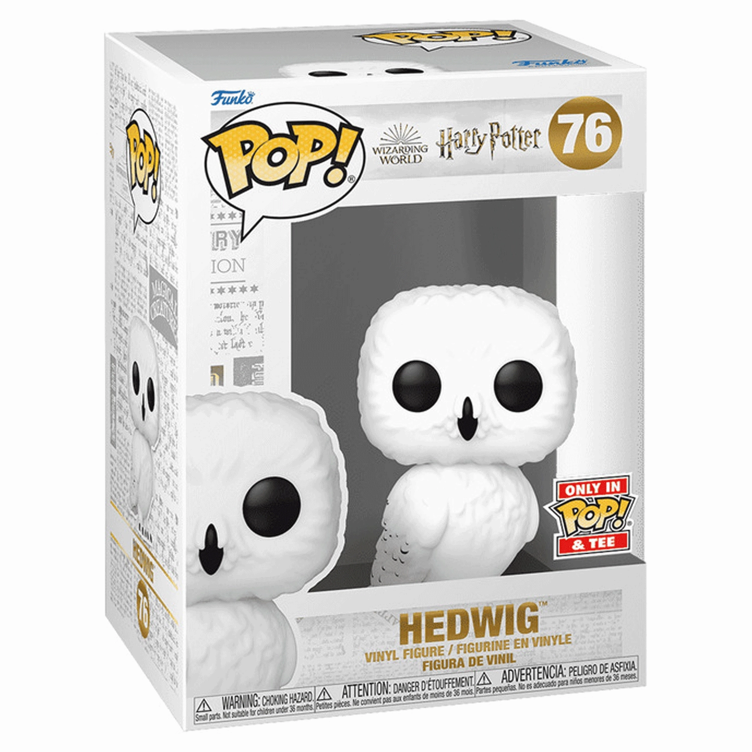 Harry Potter Hedwig Pop! Vinyl and Tee Set