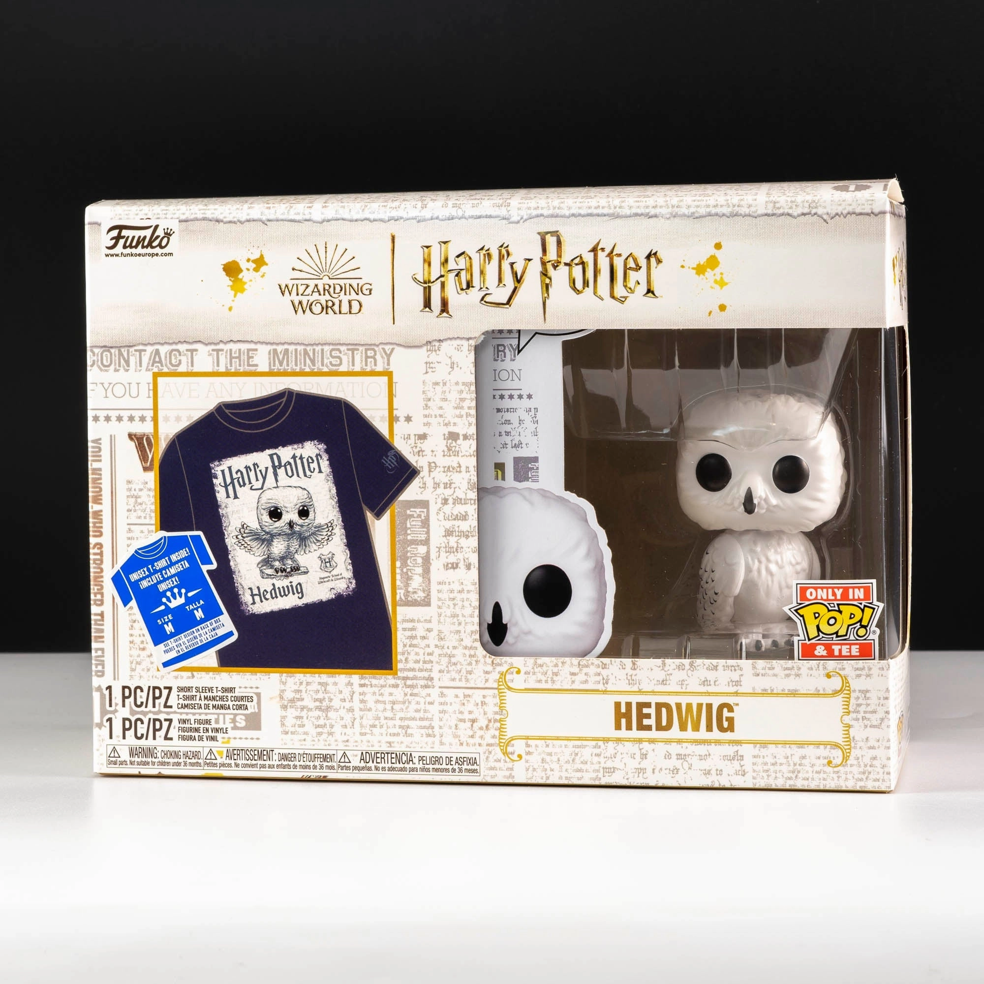 Harry Potter Hedwig Pop! Vinyl and Tee Set