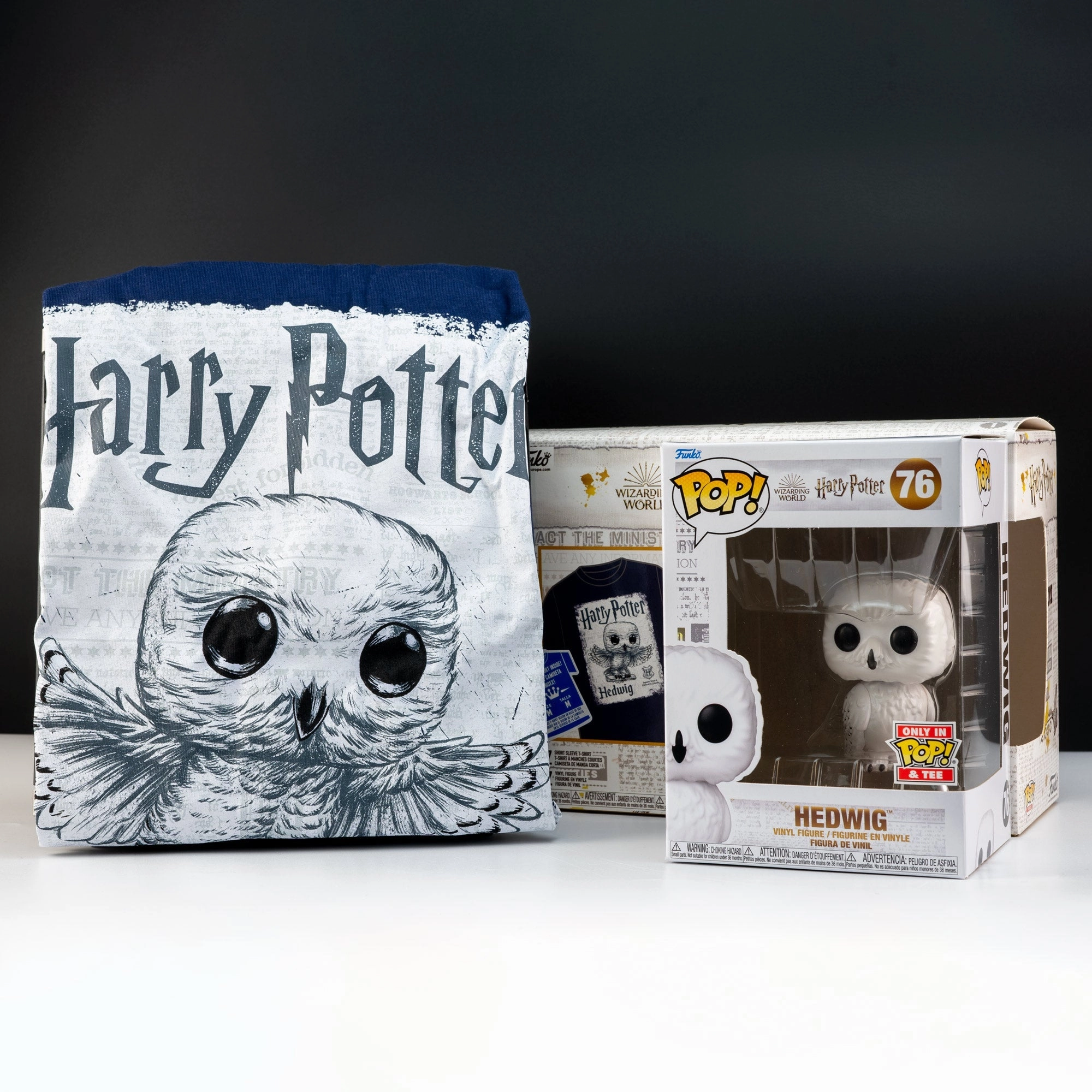 Harry Potter Hedwig Pop! Vinyl and Tee Set