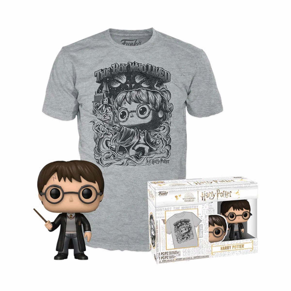 Harry Potter Pop! Vinyl and Tee Set