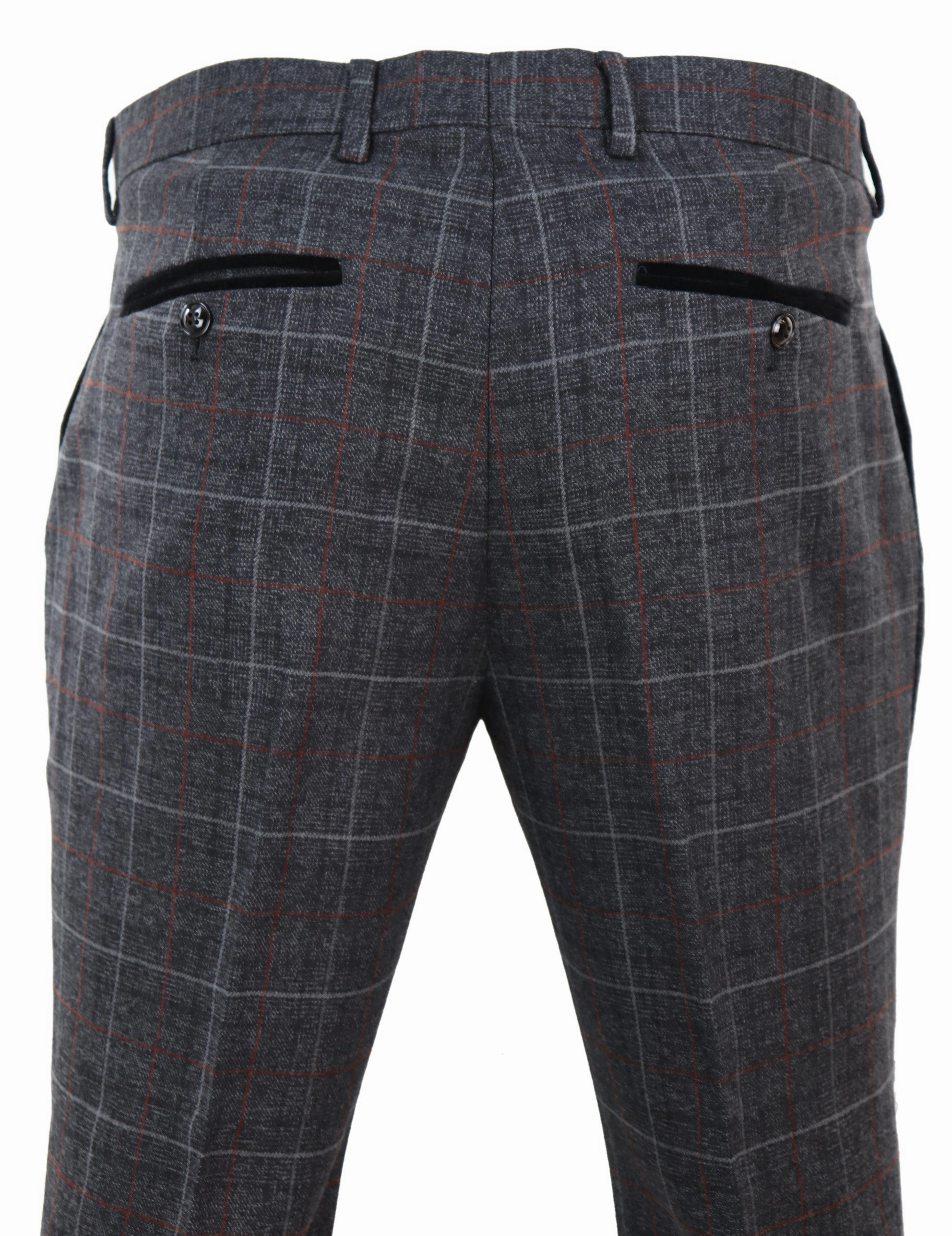 Harvey Tweed Check Trousers