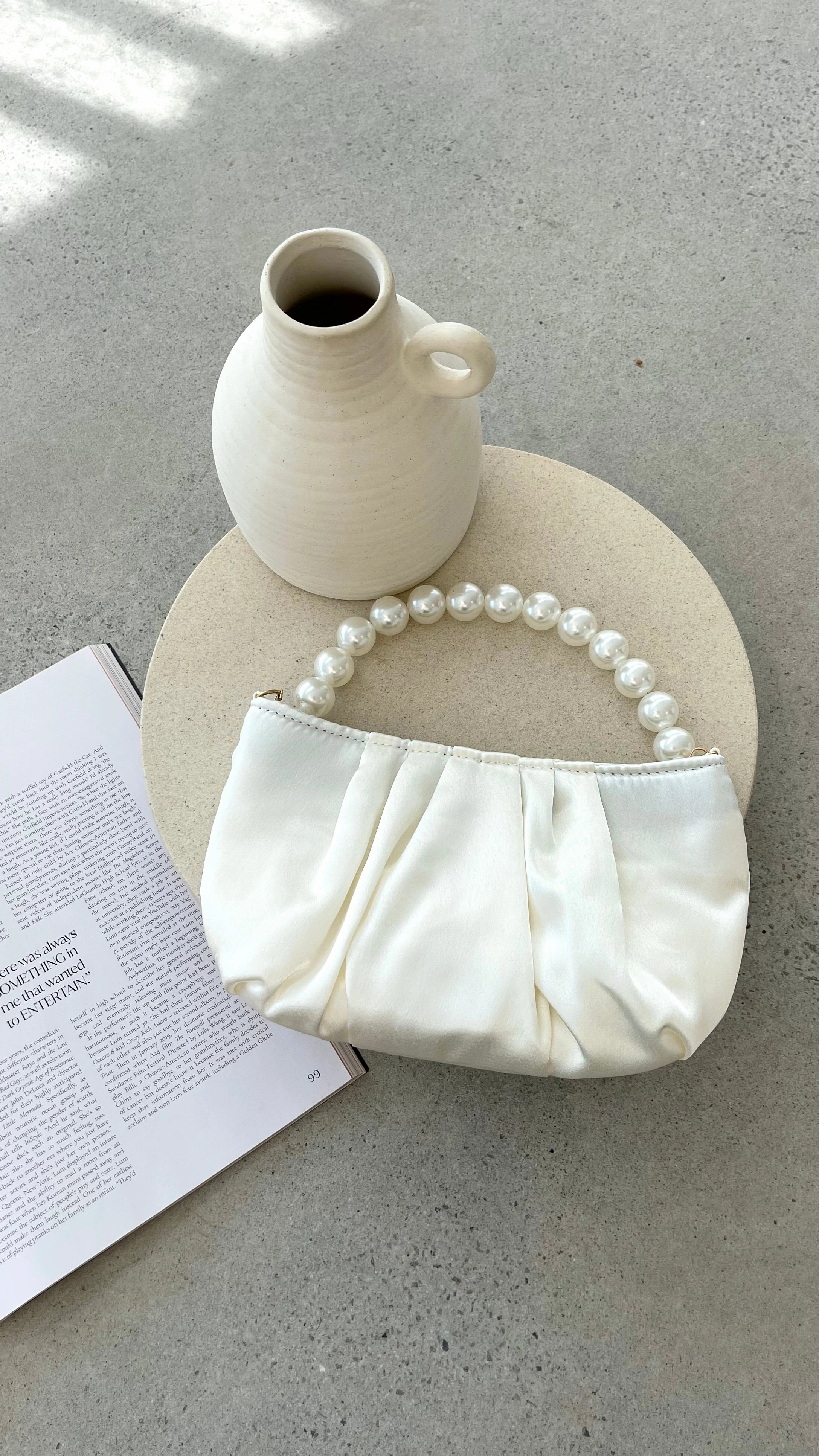 Hepburn Purse - Ivory