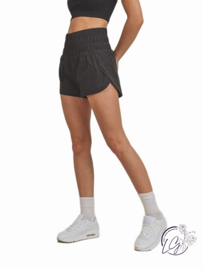 High-Waisted Smocked Elastic Active Shorts affordable athletic pants for men