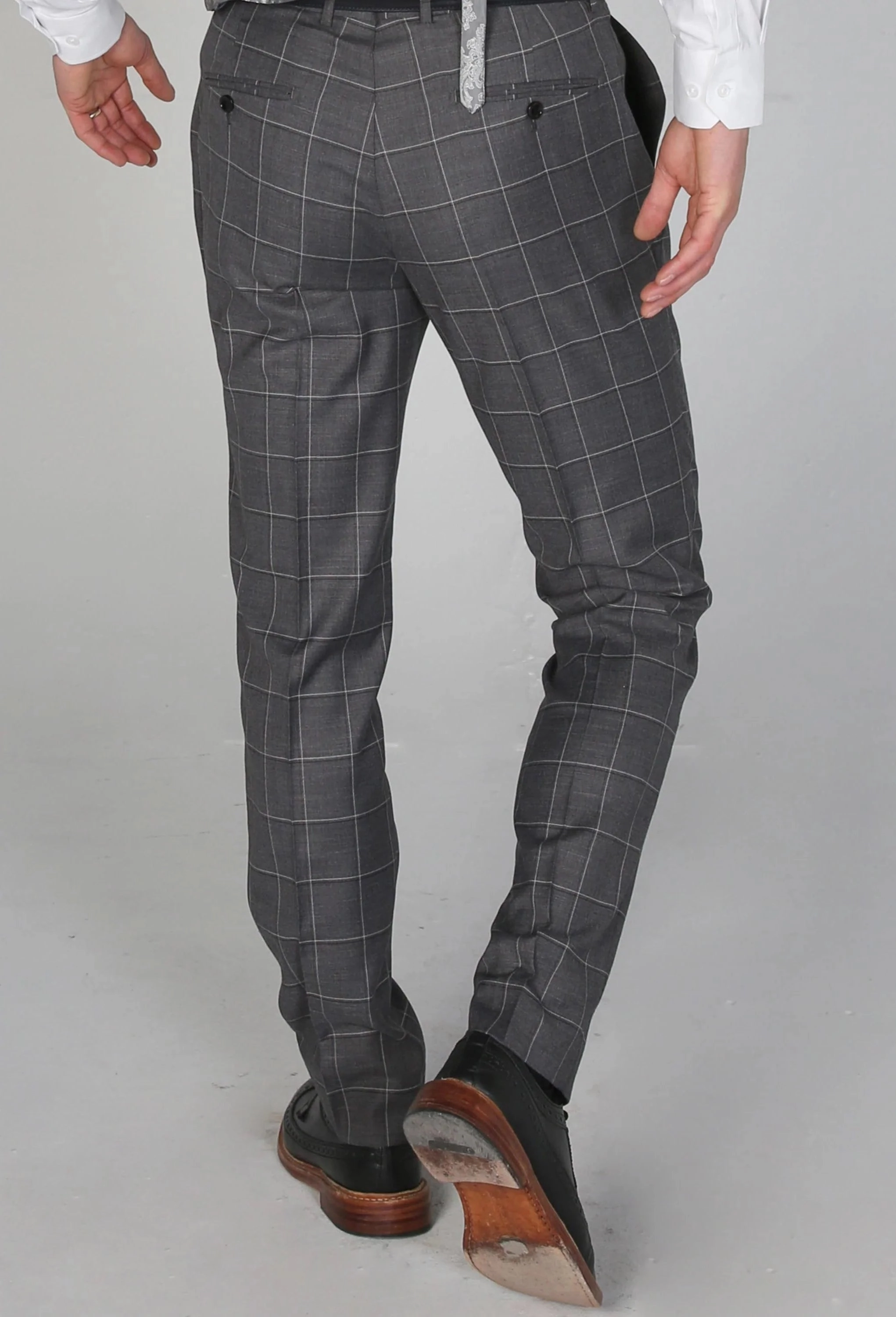 Hobbs Check Trousers Suit Pants