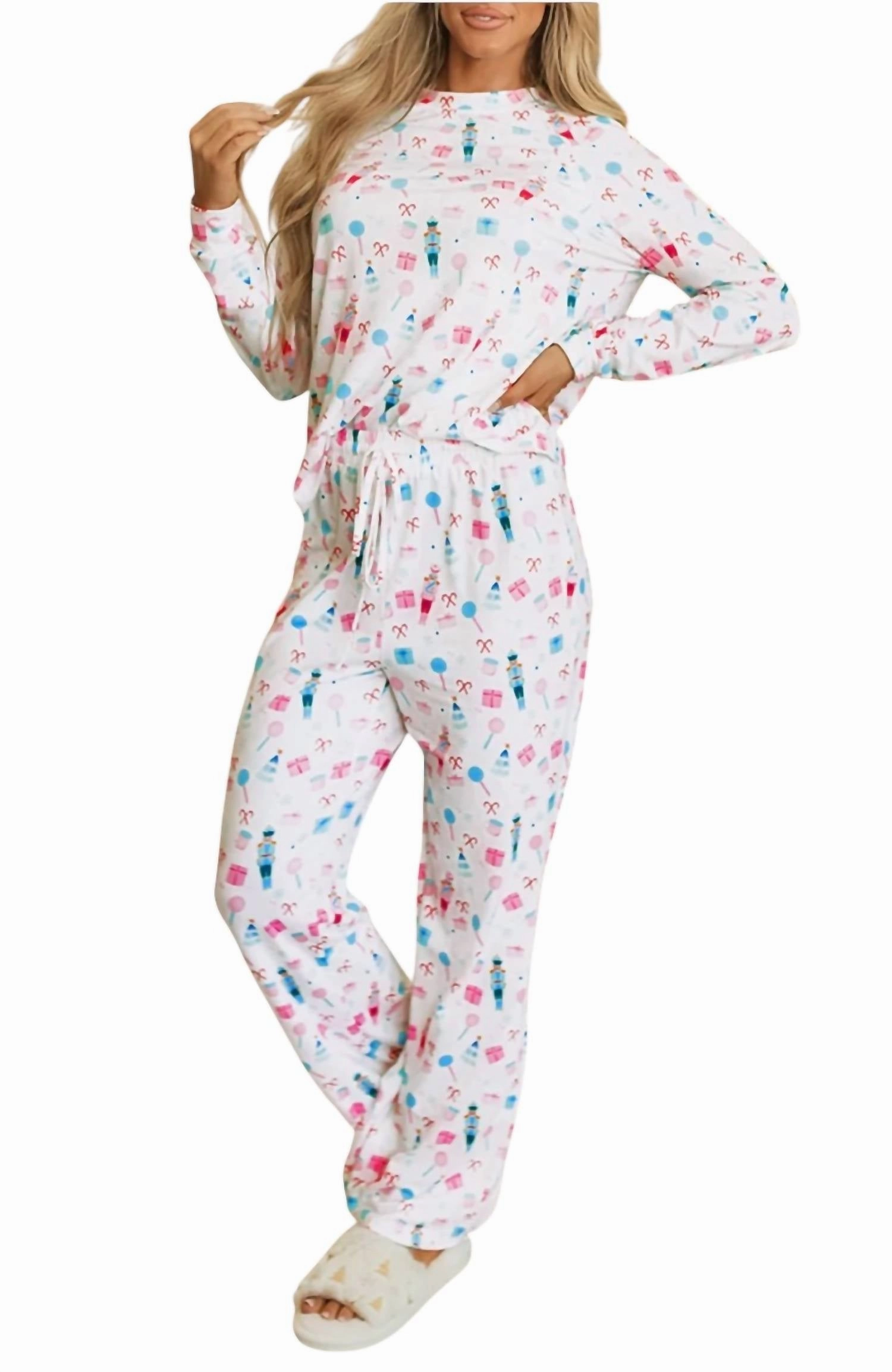 Holiday Pajamas In White