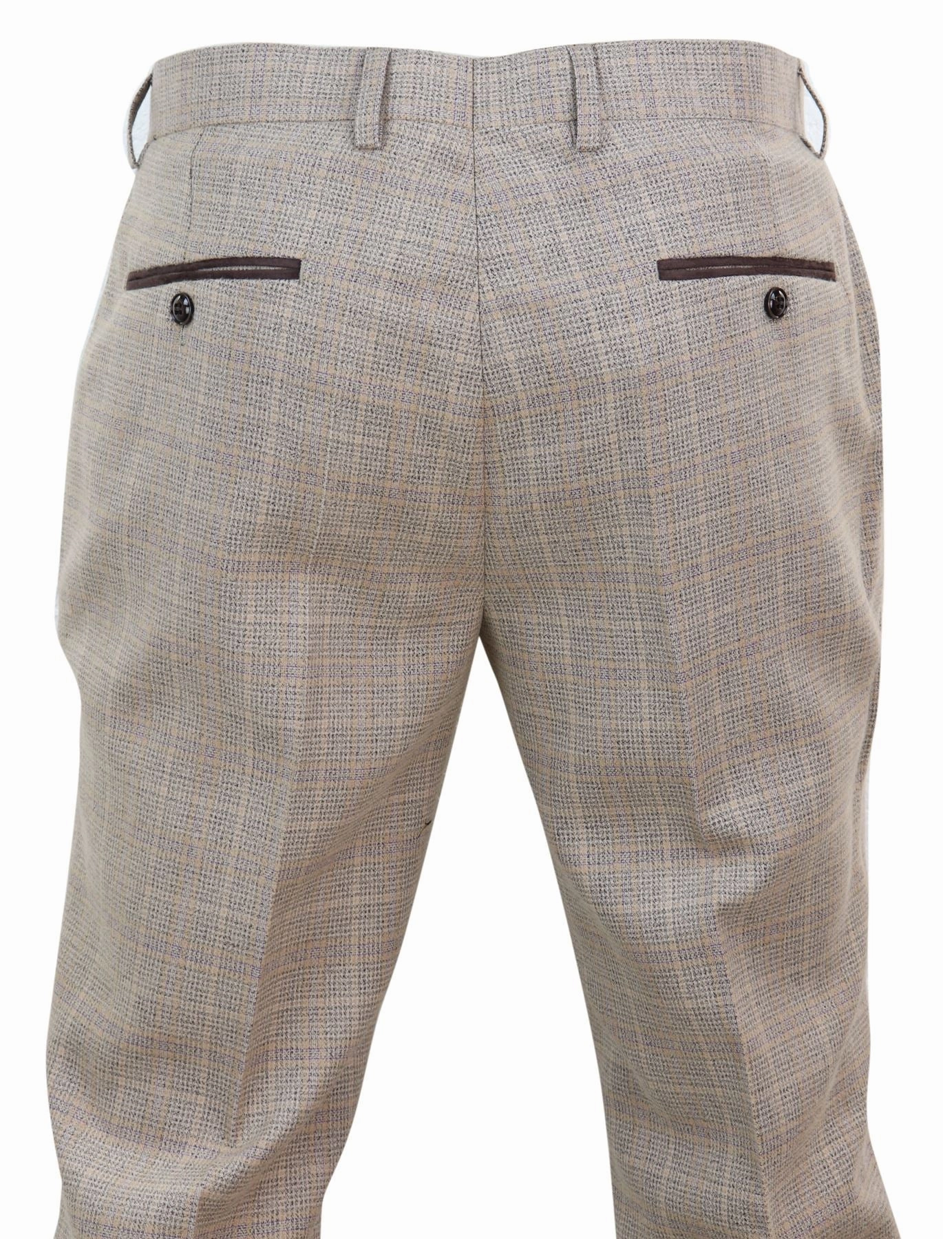 Holland Check Tweed Trousers