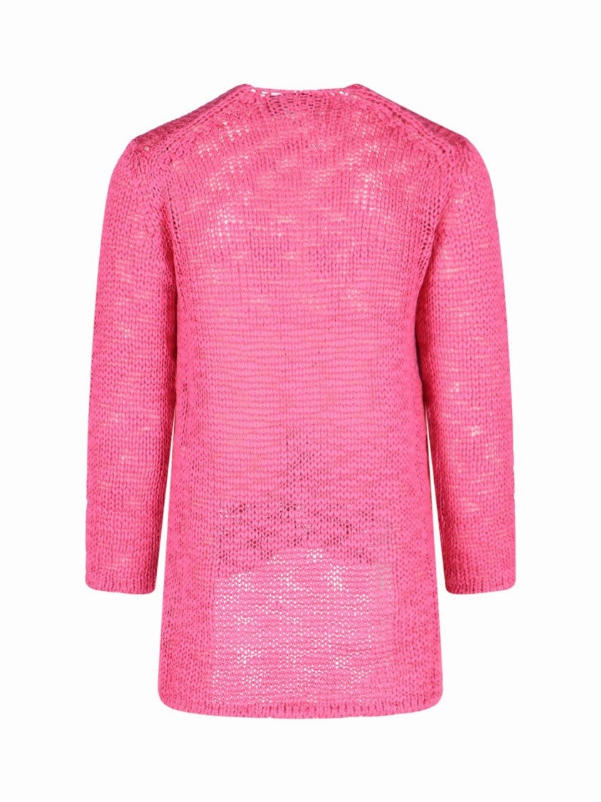 Homme Plus Sheer Knit Top ?C Pink
